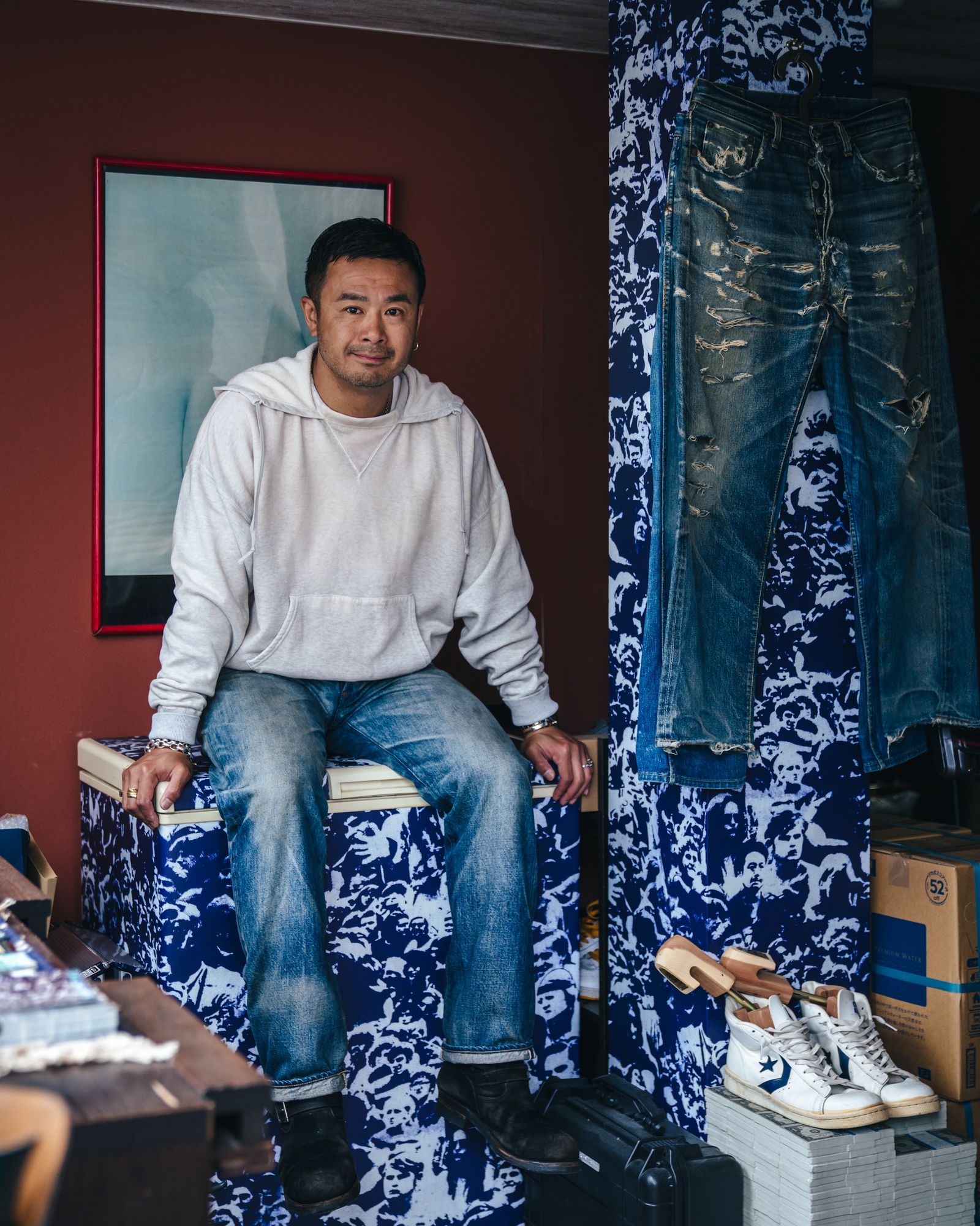 セントマイケル25AWベルベルジンコラボ BB_AFTER HOODED HOODIE(SM-HR1-0000-C55)GRAY☆11月8日(土)発売！