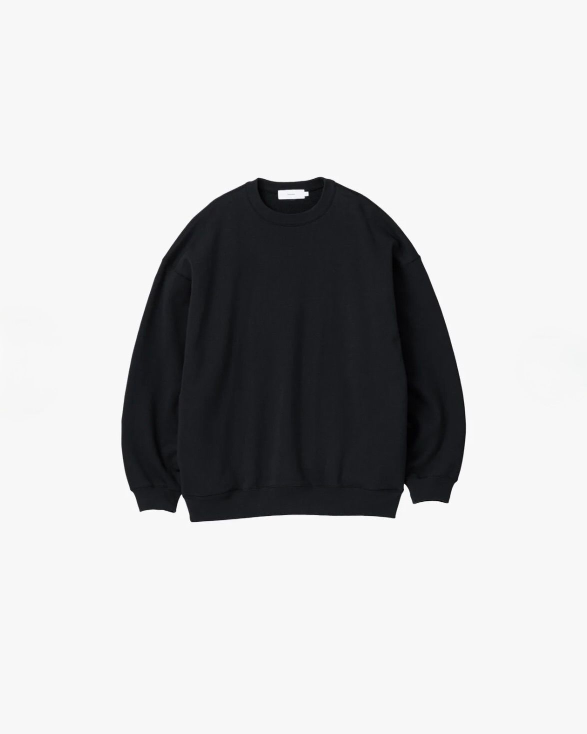 グラフペーパー AZUMA Terry Crew Neck Sweat(GU263-70248B)BLACK☆10月3日(土)発売！