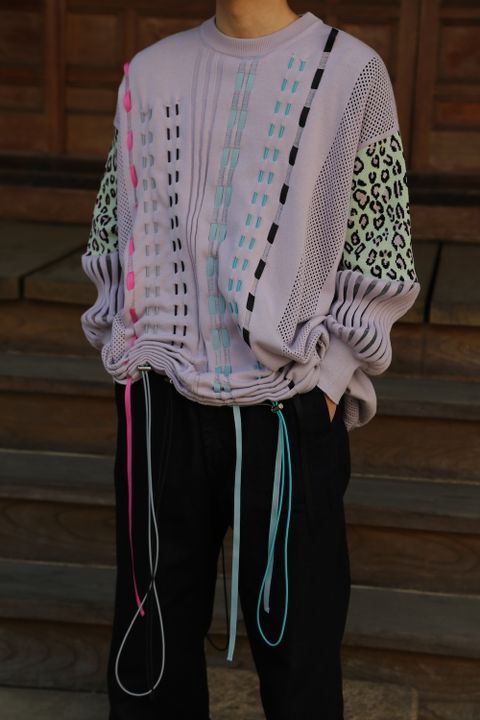 KIDILL×rurumu Drawcord Knit Pullover(KL495) style 2021.02.28.