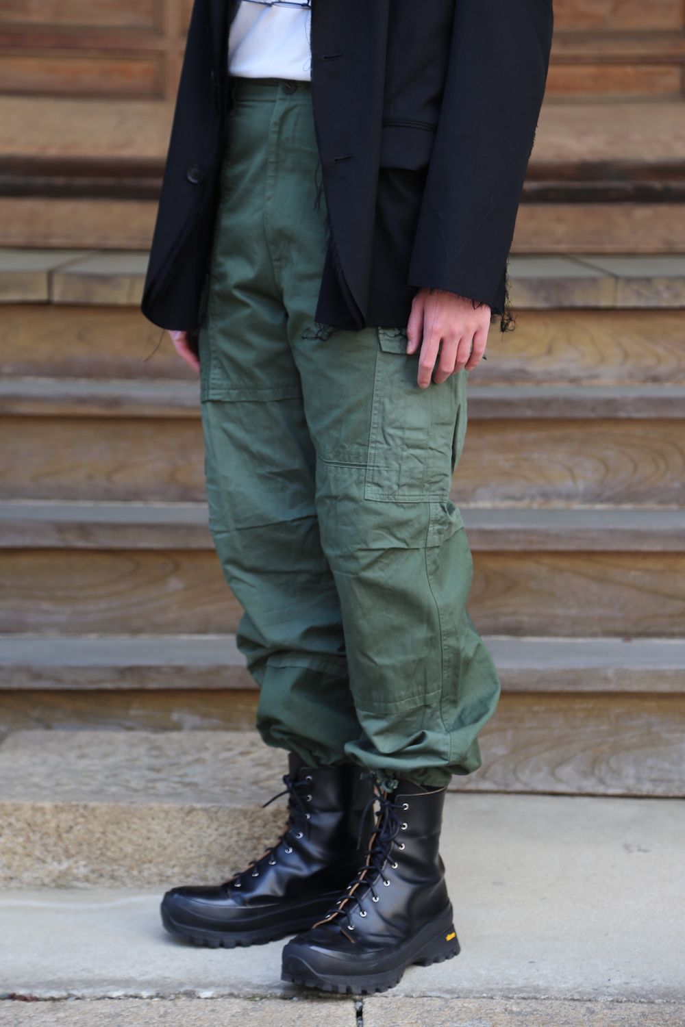 yohji yamamoto M-3BS 重ねST止レイヤードジャケット(HR-J10-802) style.2021.2.28.