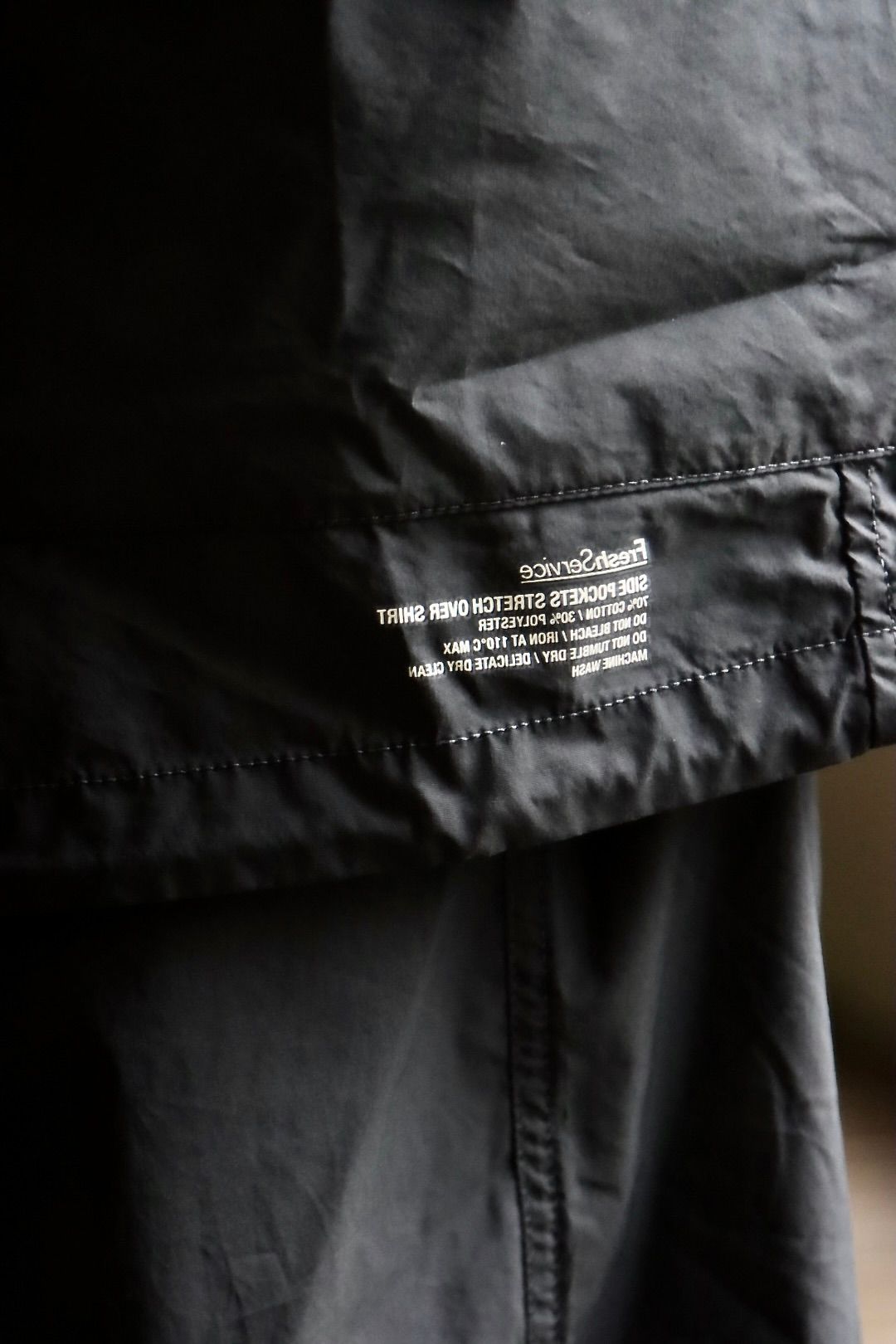 FreshService 22AW SIDE POCKETS STRETCH OVER SHIRTスタイル FreshService 22AW SIDE POCKETS STRETCH OVER SHIRTスタイル