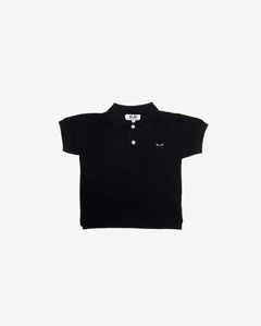 プレイコムデギャルソン キッズ ポロシャツ(BLACKハート)BLACK*KID'S