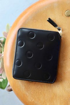 コムデギャルソン 二つ折りZIP財布(SA2100NE)POLKA DOTS EMBOSSED☆7月10日発売！