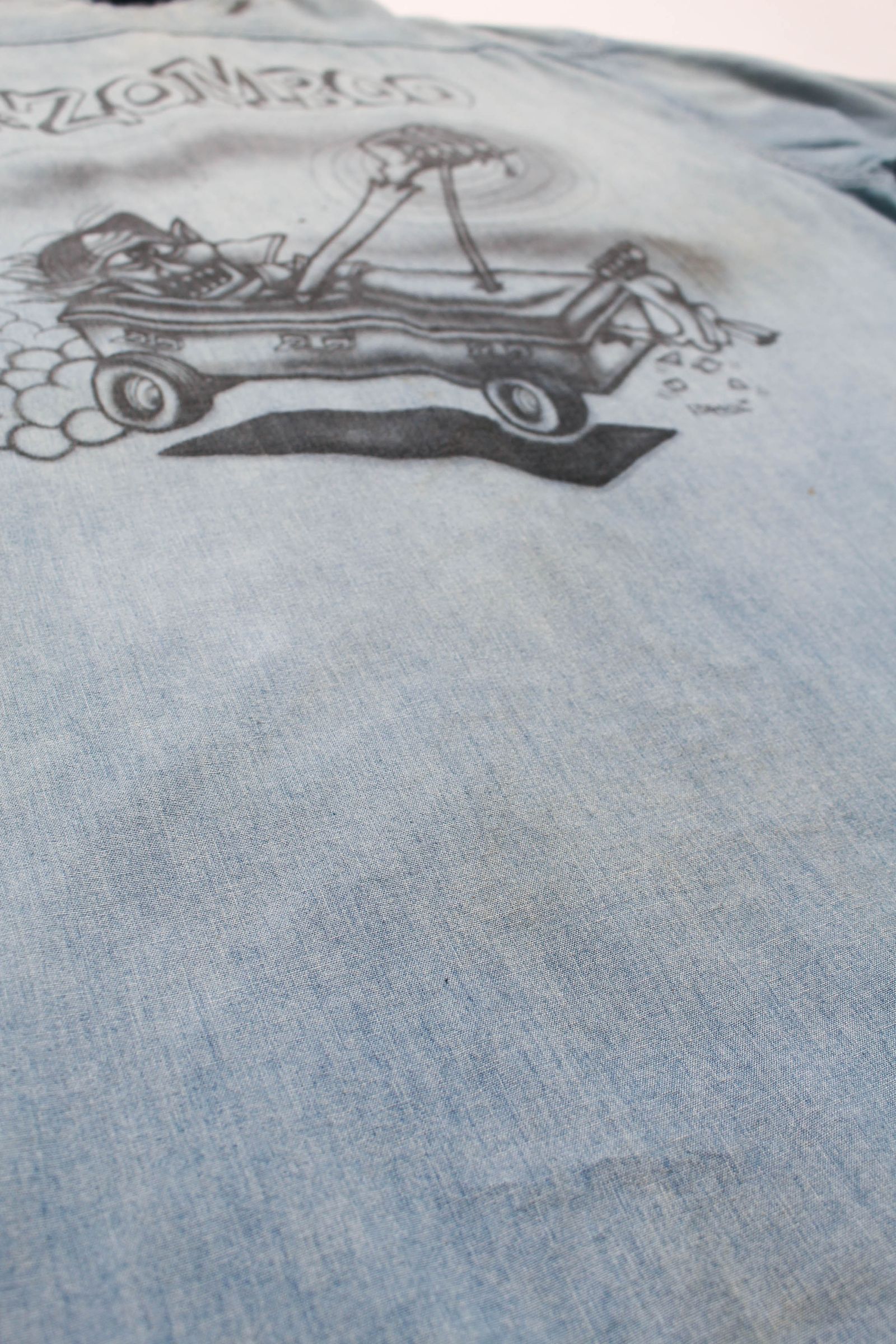 BOW WOW 26 New Year Release Items バウワウ SKETCH ZOMBOO USN CHAMBRAY SHIRT AGED(BW261-SZUCS) INDIGO☆1月2日11:00発売！