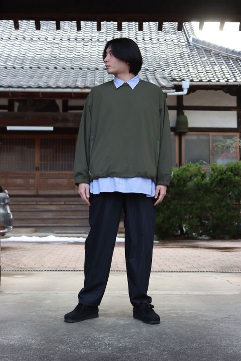 FreshService SOLOTEX TAFFETA CREW NECK PULLOVER(FSW-22-PO_48) style.2022.2.18
