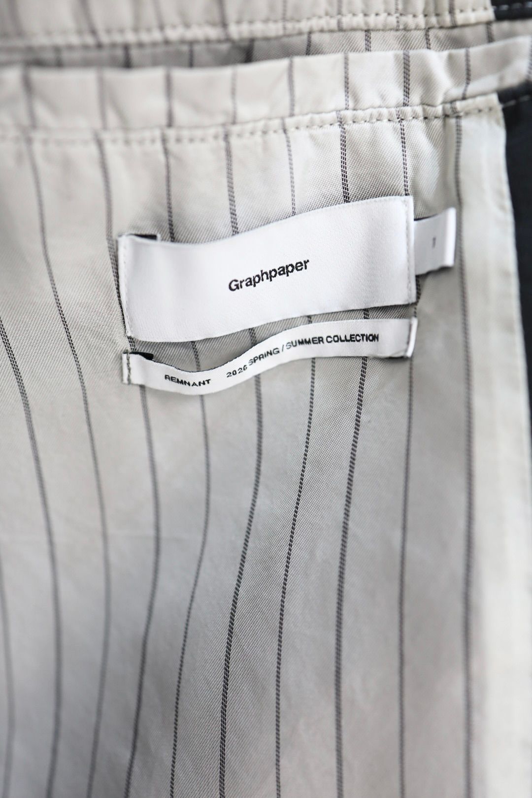 グラフペーパー 26SS Fulled Wool Twill Oversized Jacket(GM261-20340)CHARCOAL☆2月7日(土)発売！