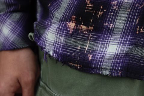 RAFU 24SS 新作Bleached & Damaged shirt style 2024.3.11