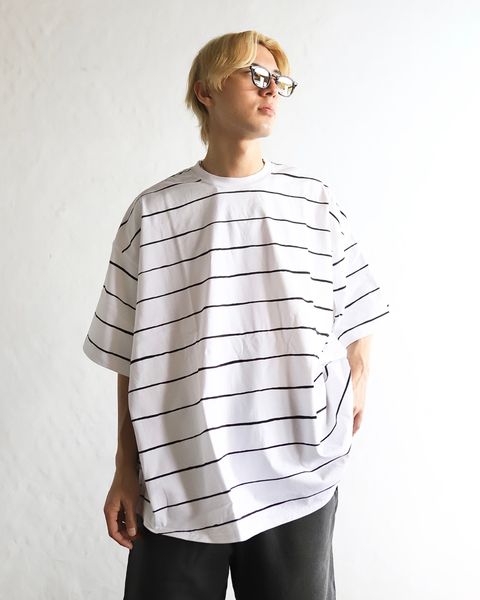 Stripes For Creative 24SS エスエフシー WIDE SIDE STRIPE TEE style 2024.3.28