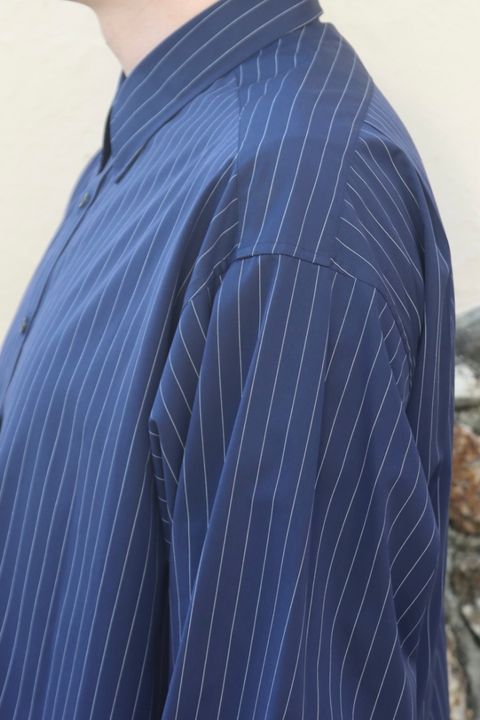 Graphpaper High Count Broad Stripe Regular Collar Shirt style.2022.12.10