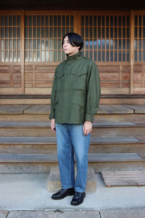 CIOTAスビンコットンムラ糸バックサテンM43フィールドジャケットKHAKI style.2021.8.30.
