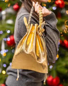 エンダースキーマ バッグ woven sac gloss(yv-b-wsg)gold