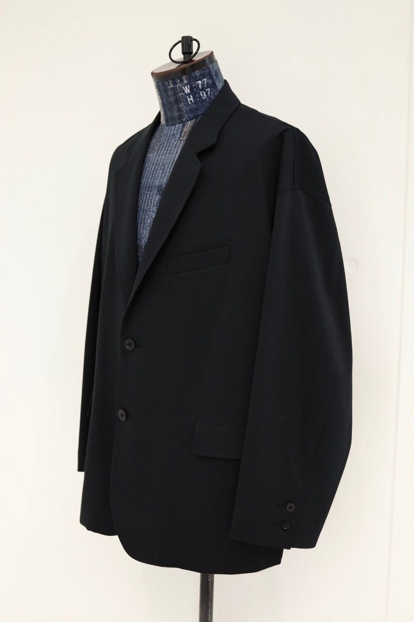 グラフペーパー26SS Compact Ponte Jacket (GM261-20039B)BLACK