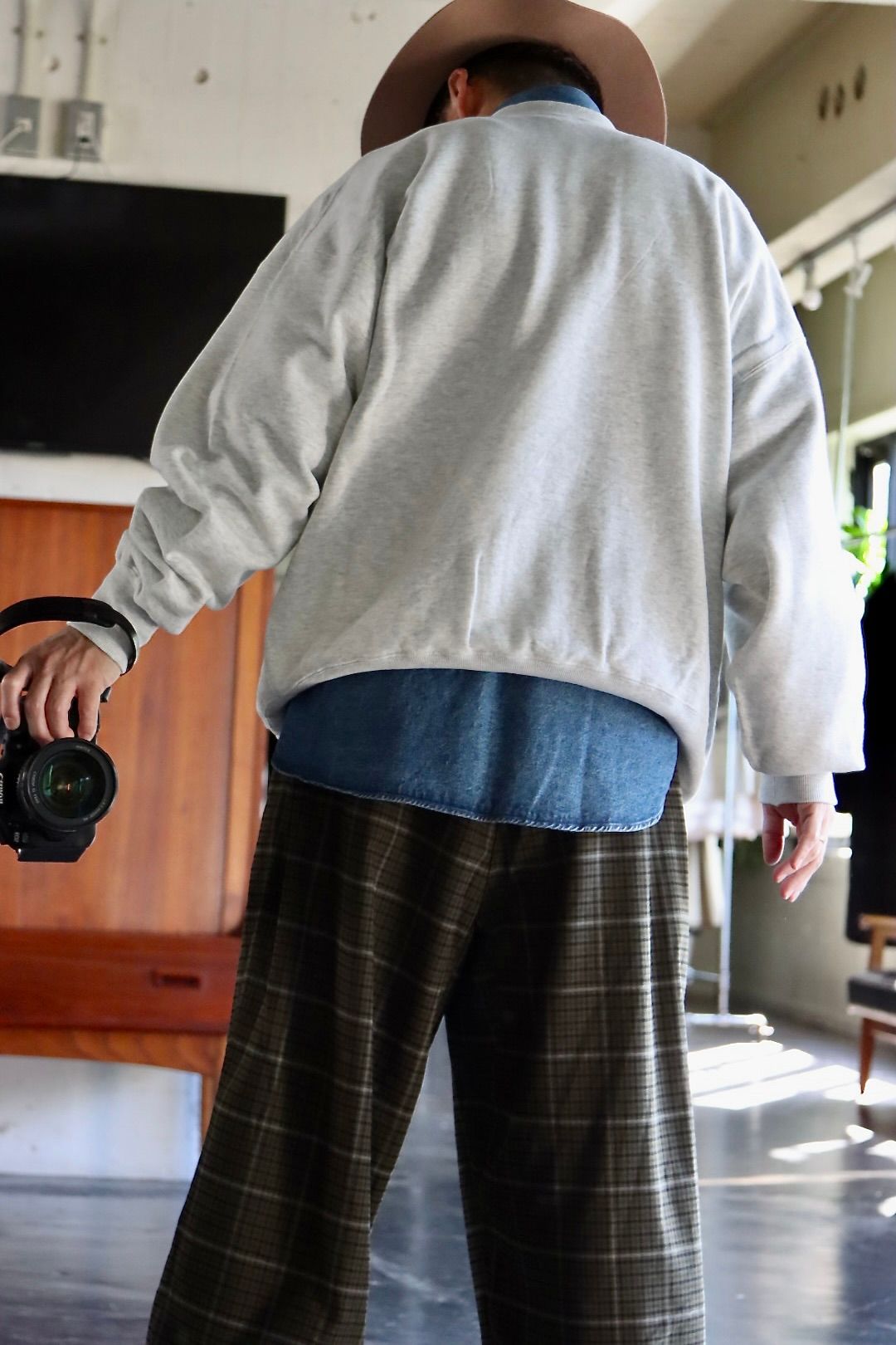 フレッシュサービス22AW WOOLY STRETCH OVER TRACK PANTS