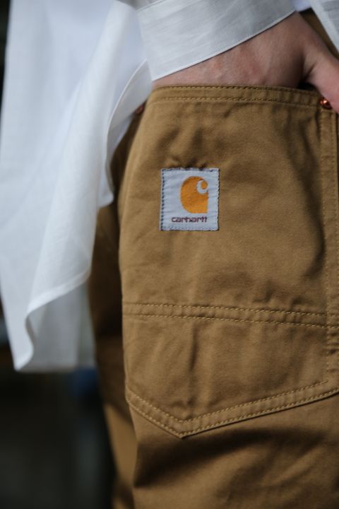 eYe JUNYA WATANABE MAN CarharttカーハートWネームパンツ(WG-P905-100) style. 2021.04.17.