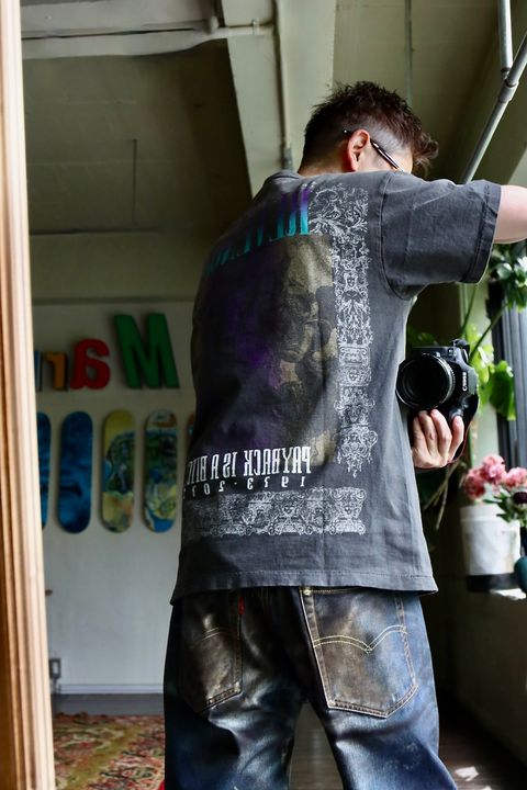 セントマイケル23SS ベルベルジンコラボTシャツスタイル