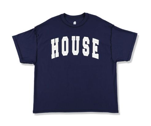イズネスミュージック 25SS HOUSE T-SHIRT(IMP5_26_HOUSE5ST01)NAVY