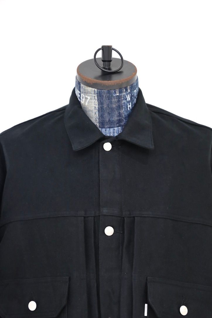 グラフペーパー Cotton Double Serge Jacket(GM263-20450)BLACK☆8月8日(土)発売！