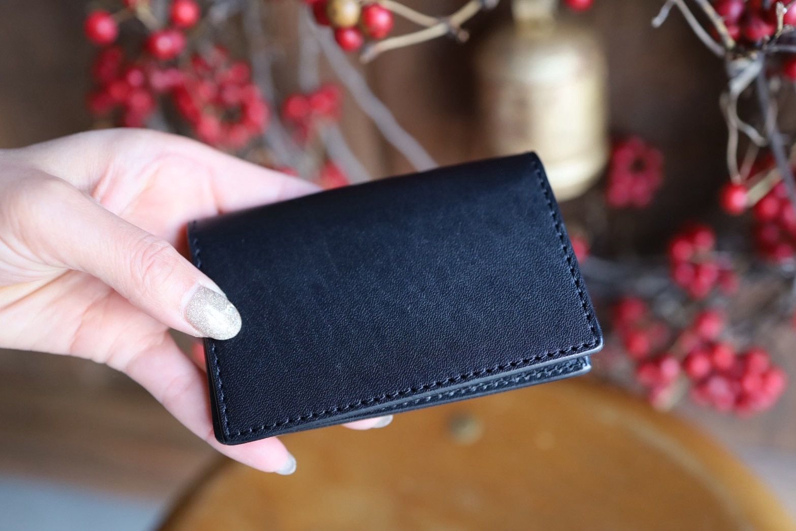 エンダースキーマ 財布 folded card case(qn-rc-fcc)black☆12月6日(土)発売！