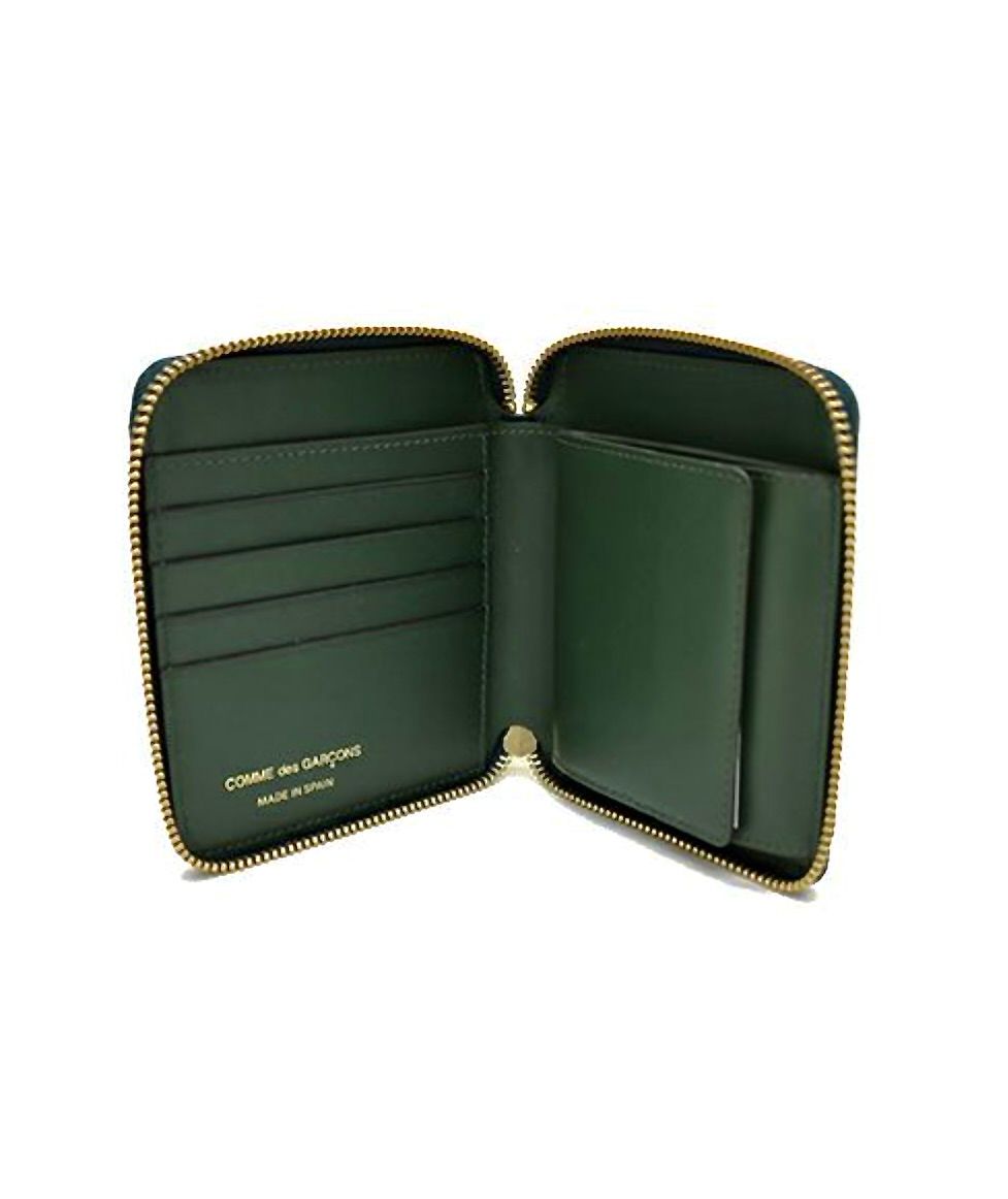コムデギャルソンウォレットClassic Leather 二つ折りZIP財布(SA2100)BOTTLE GREEN※12月4日発売！ - FREE  SIZE