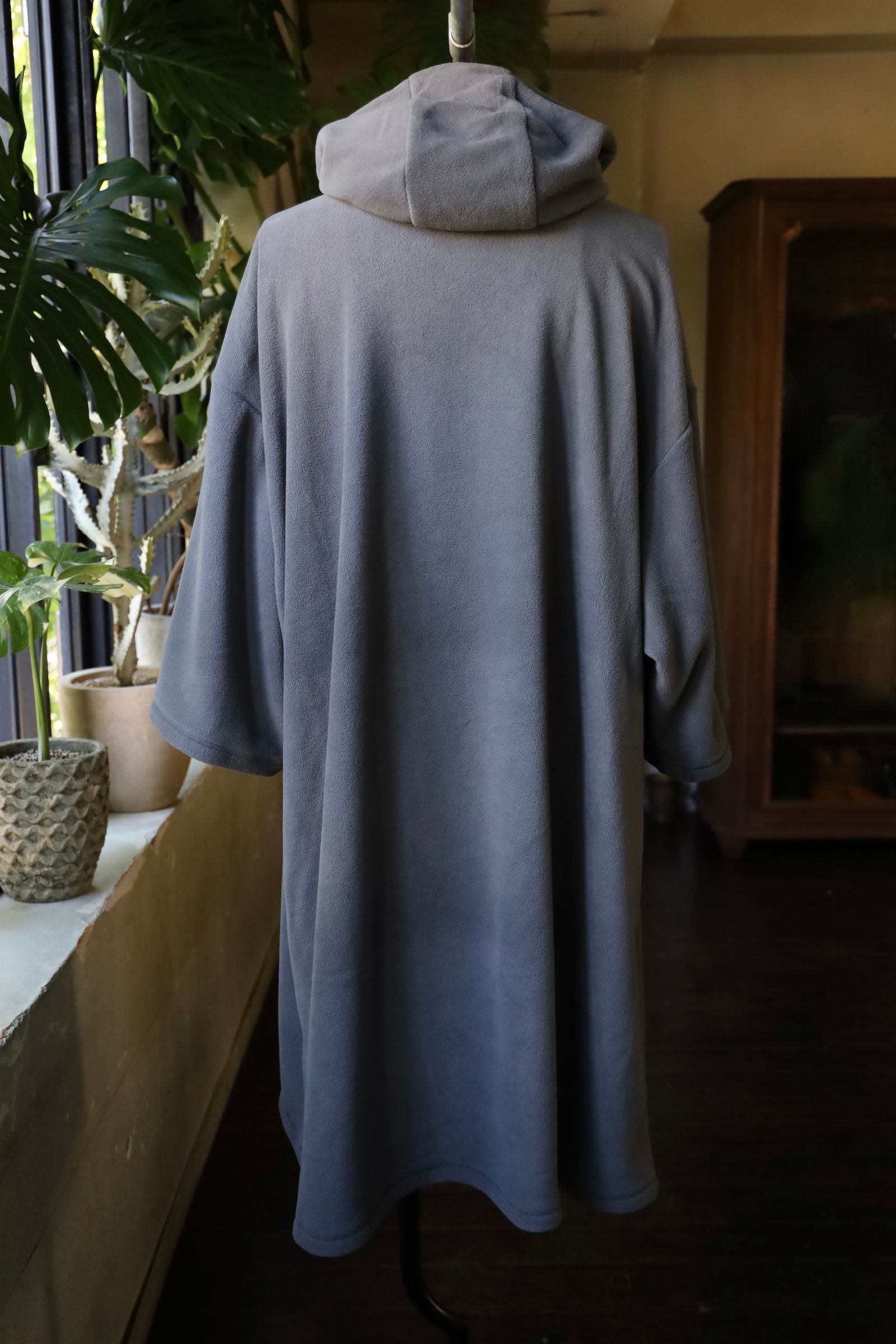 ReFresh!Service.  FLEECE SAUNA PONCHO(GRAY)★再販しました！