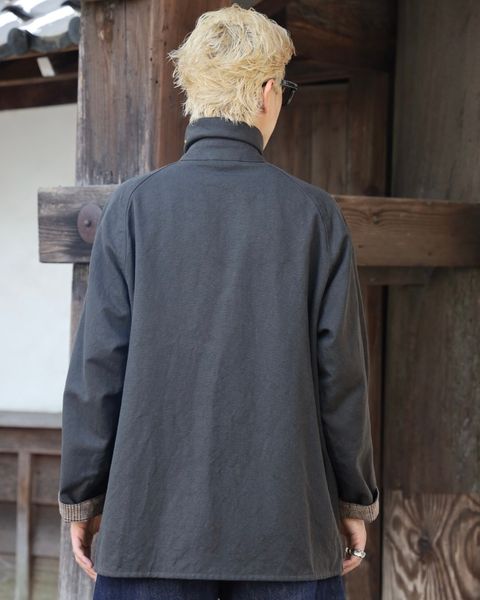 アプレッセ 2026 STYLE2 Vintage Silk Hemp Riding Oiled Jacket MARKスタイル