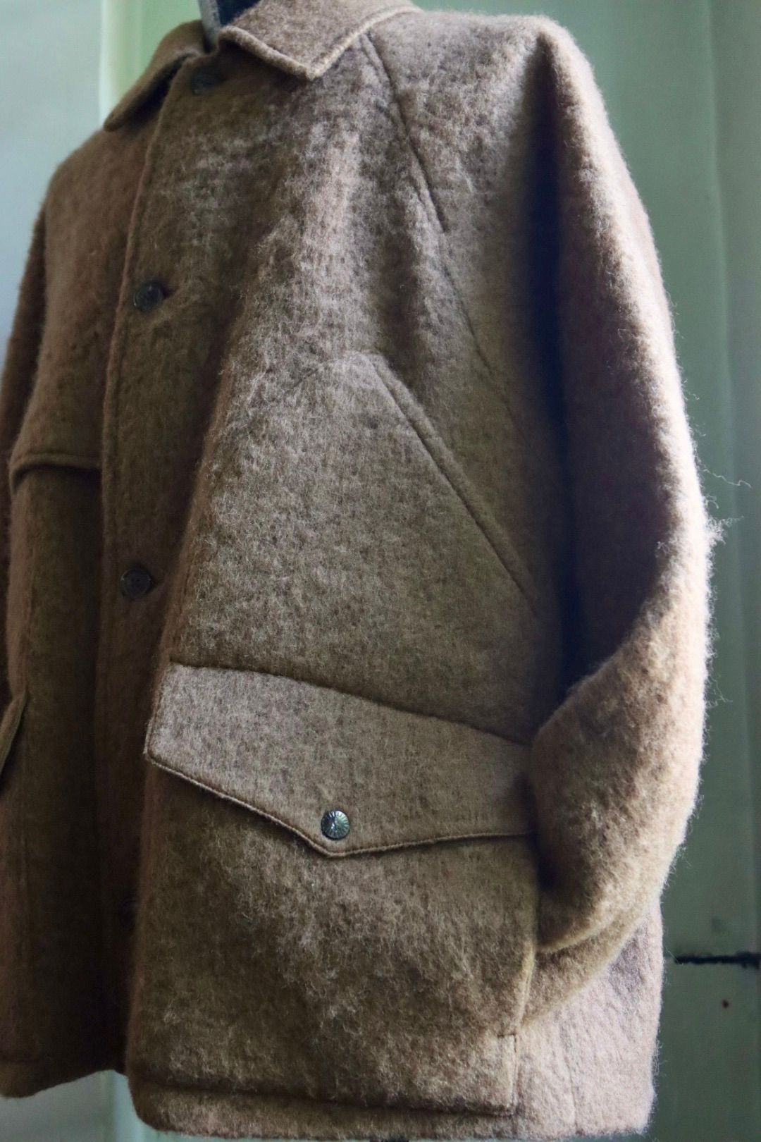 blurhms - ブラームス 23FW Wool Shaggy Cruiser Jacket(BHS23F016