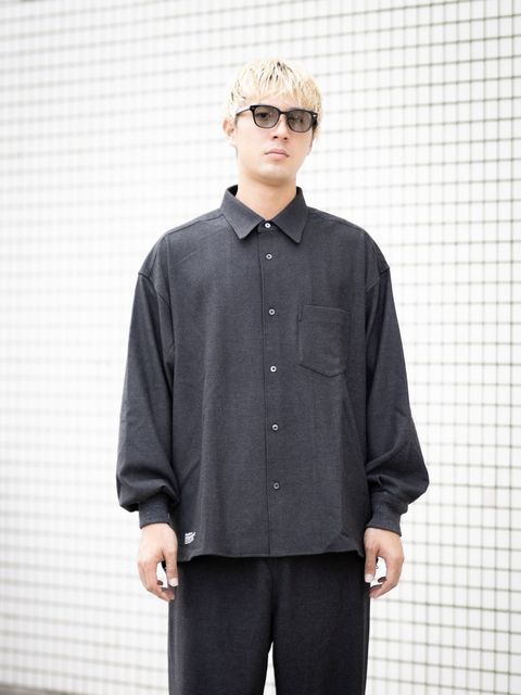 フレッシュサービス 26AW PRESWARM® RIBBED CUFF SHIRT(FSC263-50052)HOUNDSTOOTH☆9月26日(土)新作発売！