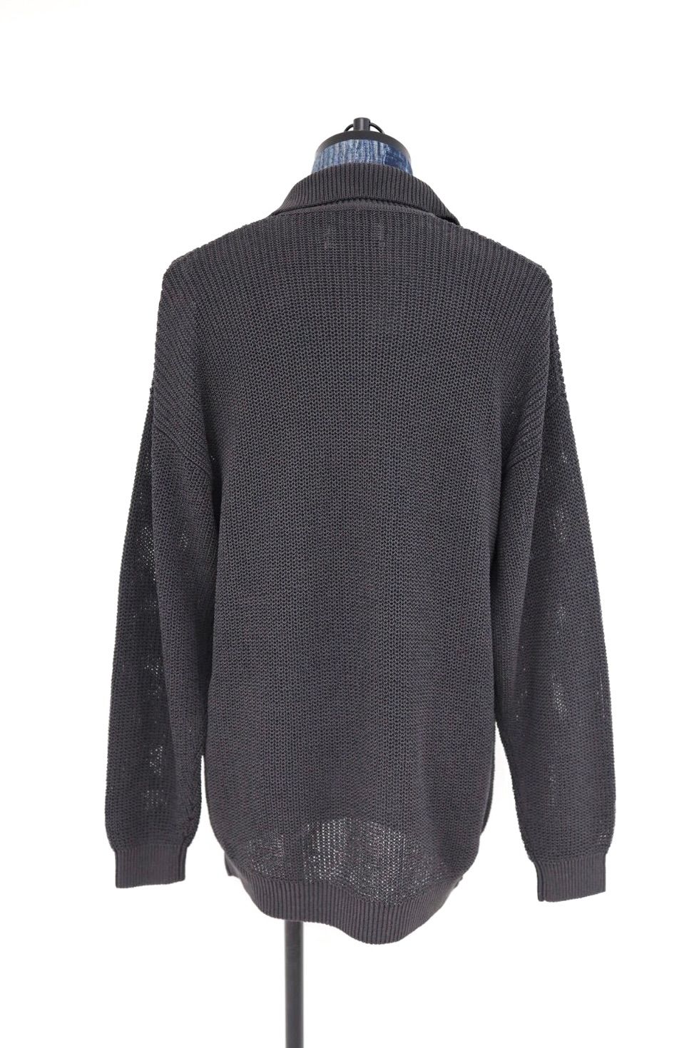 グラフペーパー26SS Coiled Wool Nylon Skipper Knit(GM261-80435)CHARCOAL☆2月28日(土)発売！