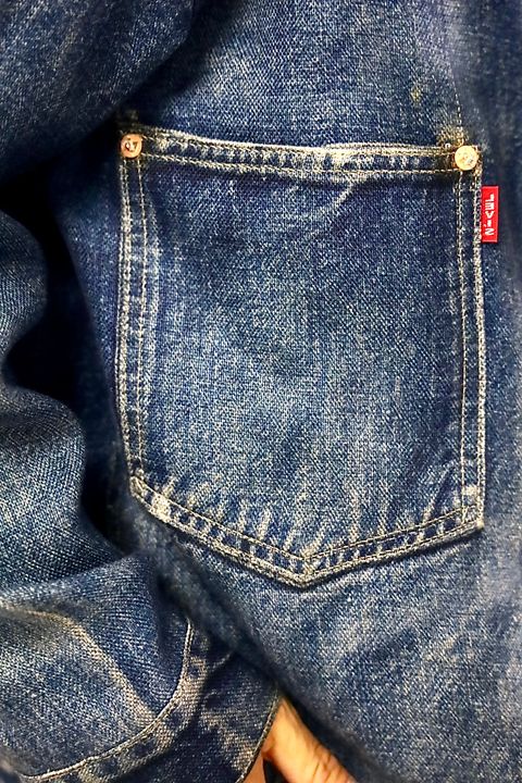 eYe JUNYA WATANABE MAN×Levi's×BerBerJin 転写デニムプリントジャケットスタイル
