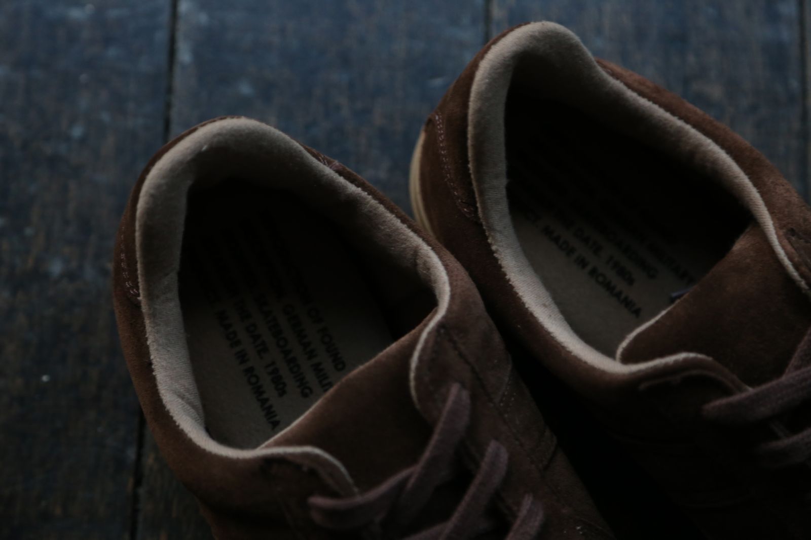 GERMAN MILITARY TRAINER(4700S)BROWN SUEDE