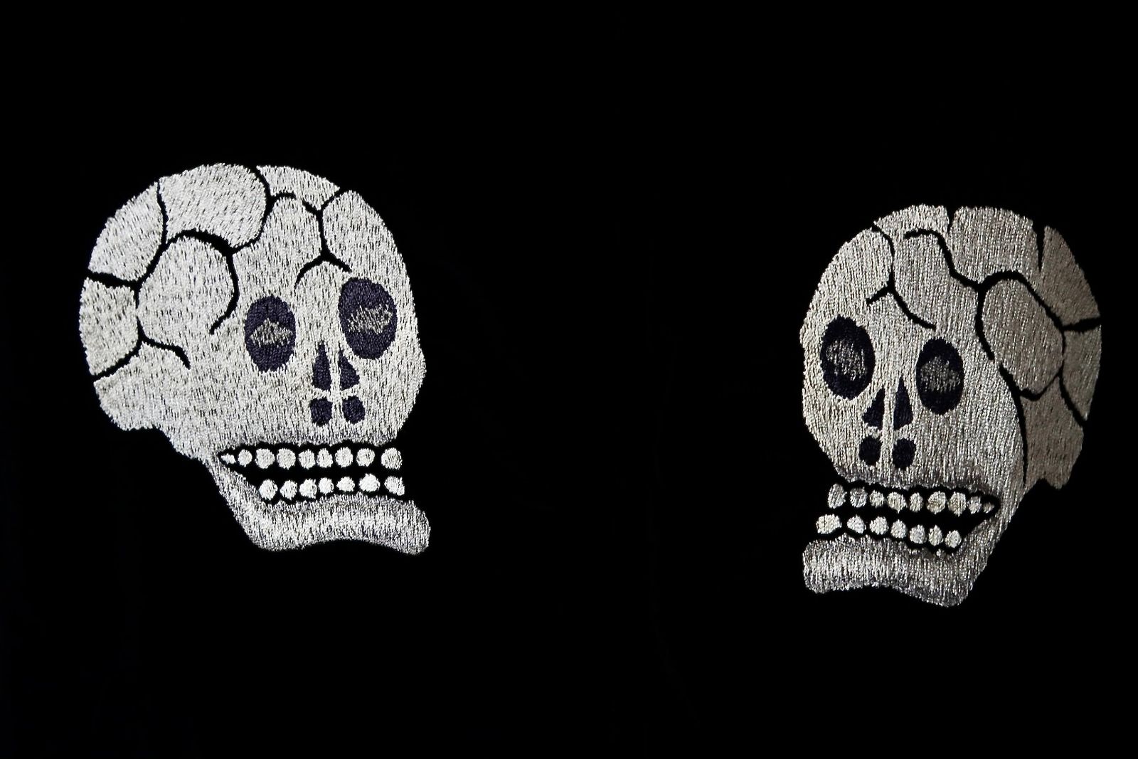 セントマイケル×WILDSIDE YOHJI YAMAMOTO SKULL SUKA JACKET(SM-A23-0000-C26)BLACK