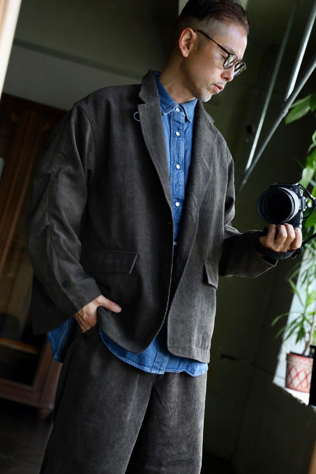 DAIWA PIER39 ECH LOOSE 2B JACKET CORDUROYスタイル.2025.8.23.