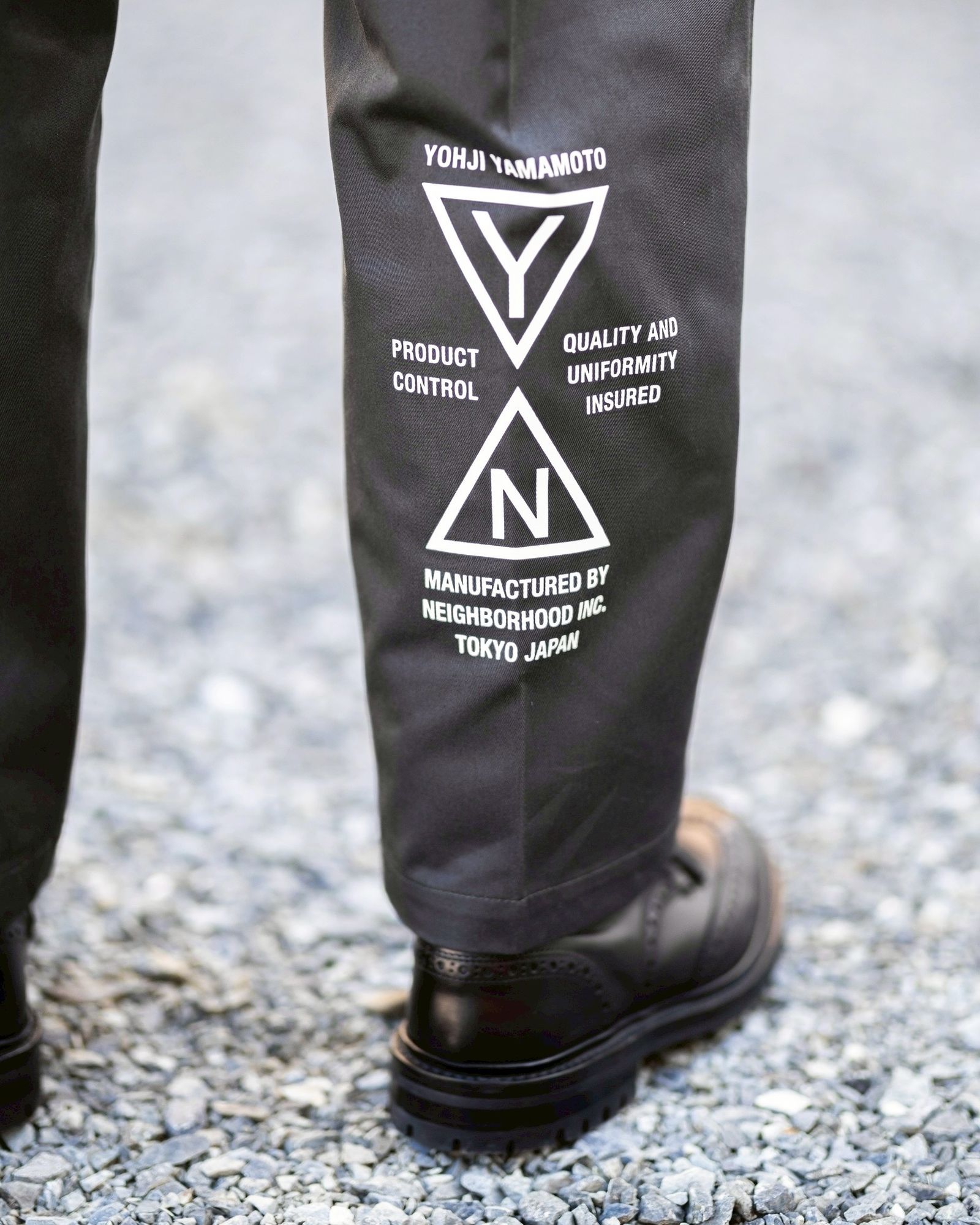 Yohji Yamamoto × NEIGHBORHOOD タックワークパンツ(HK-P95-901-2S26)GRAY☆12月5日(金)発売！