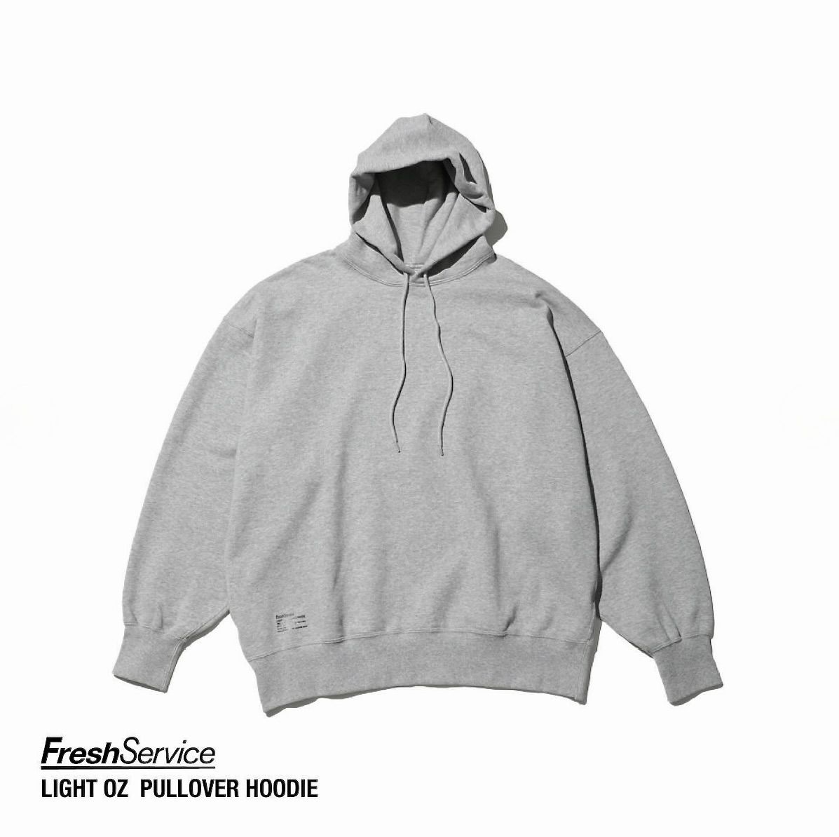 フレッシュサービス LIGHT OZ PULLOVER HOODIE (FSC253-70102B)H.GRAY☆9月6日(土)発売！