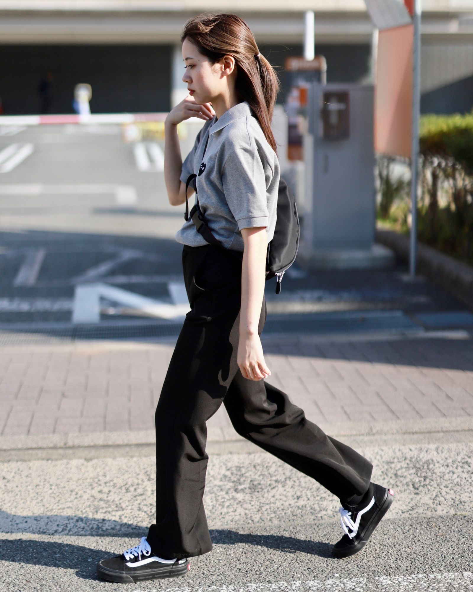 PLAY COMME des GARCONS POLOシャツstyle.2023.4.12