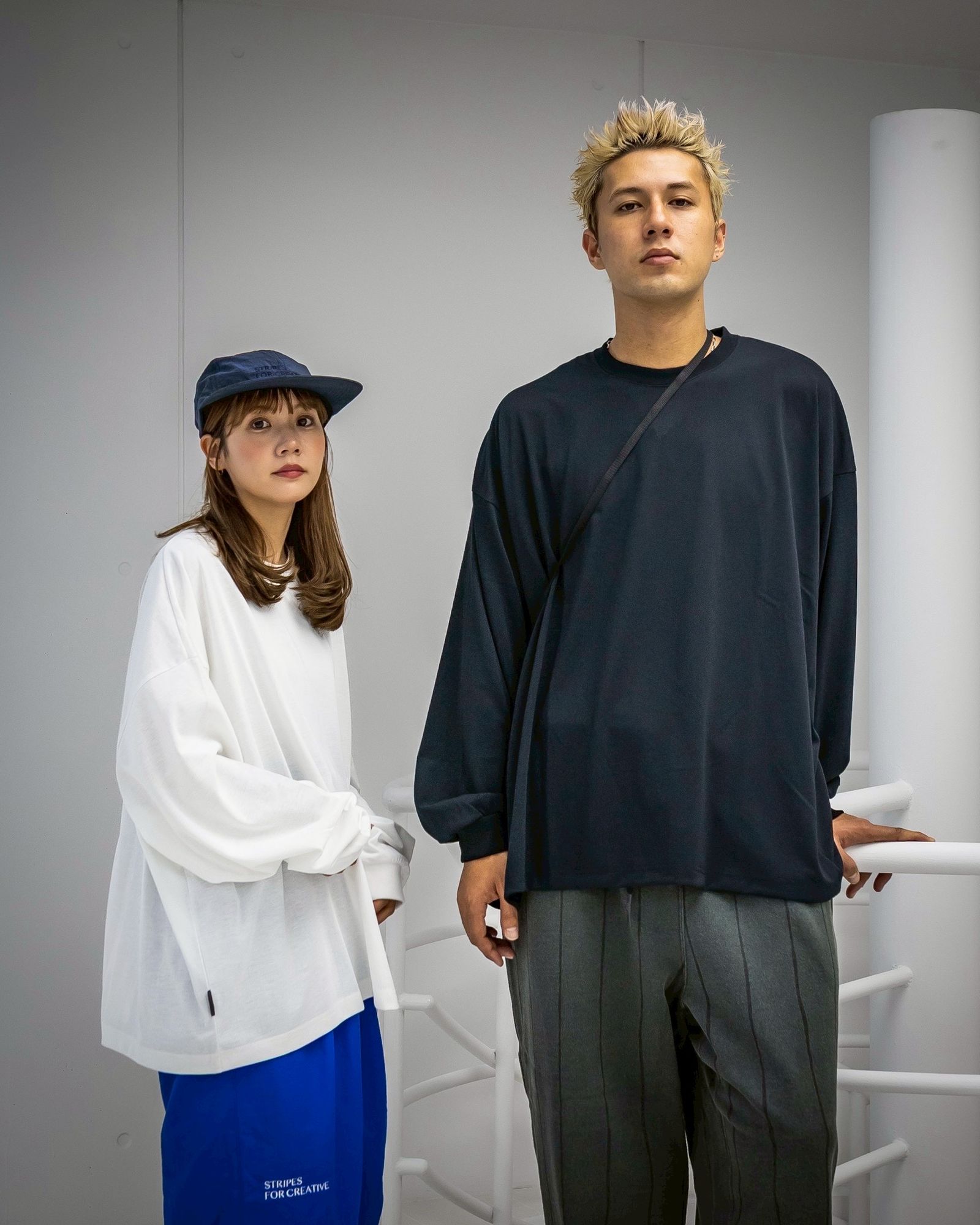 S.F.C 25FW エスエフシー SUPER BIG TECH LS TEE(SFCFW25CS10)White