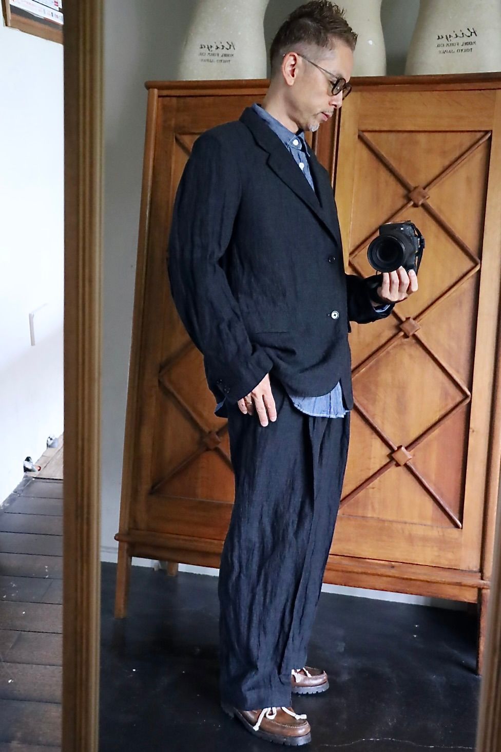 MARKAWARE 26AW ステンレスSACK COATスタイル
