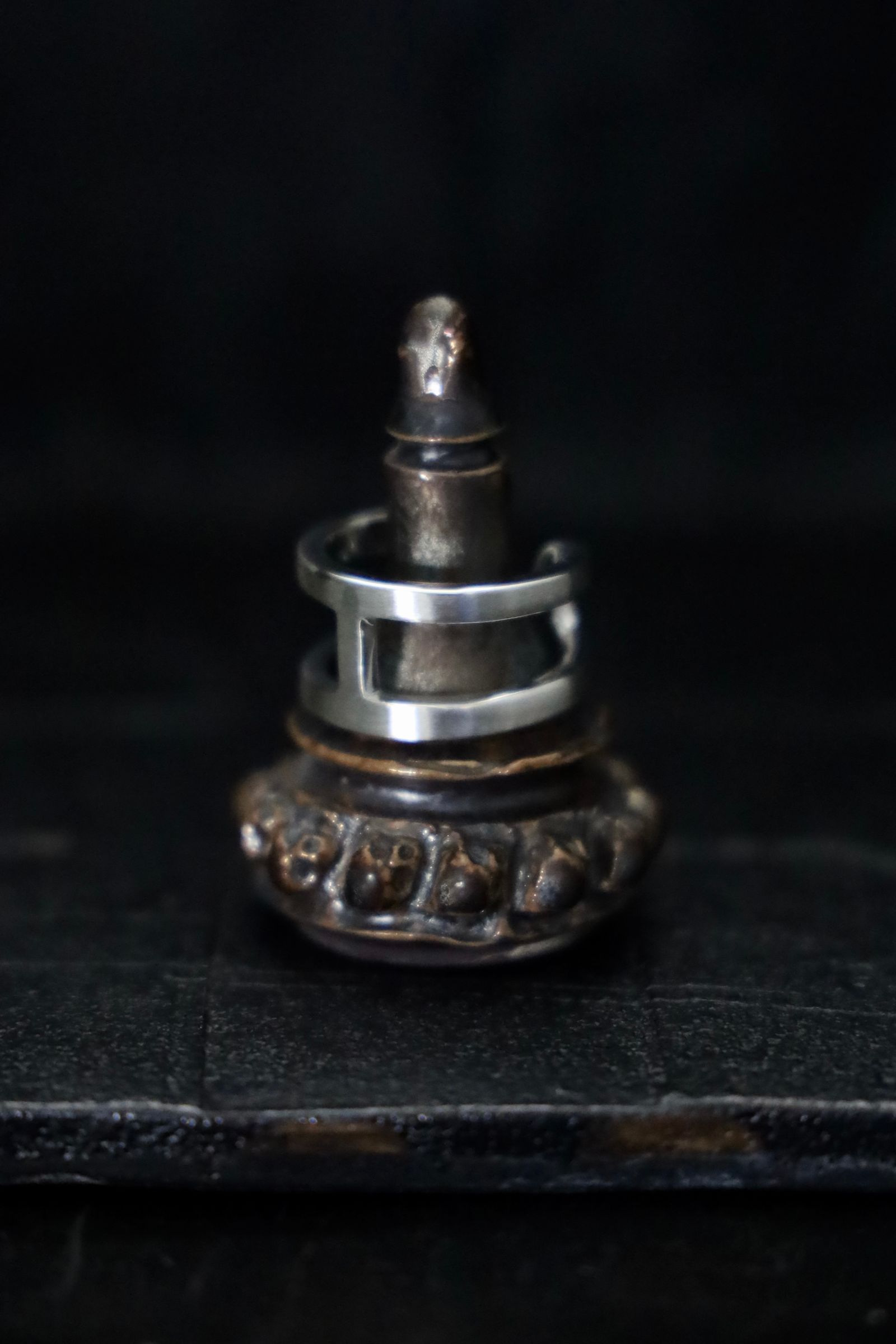 XOLO JEWELRY リング / H Ring with Hair Line(XOR112)