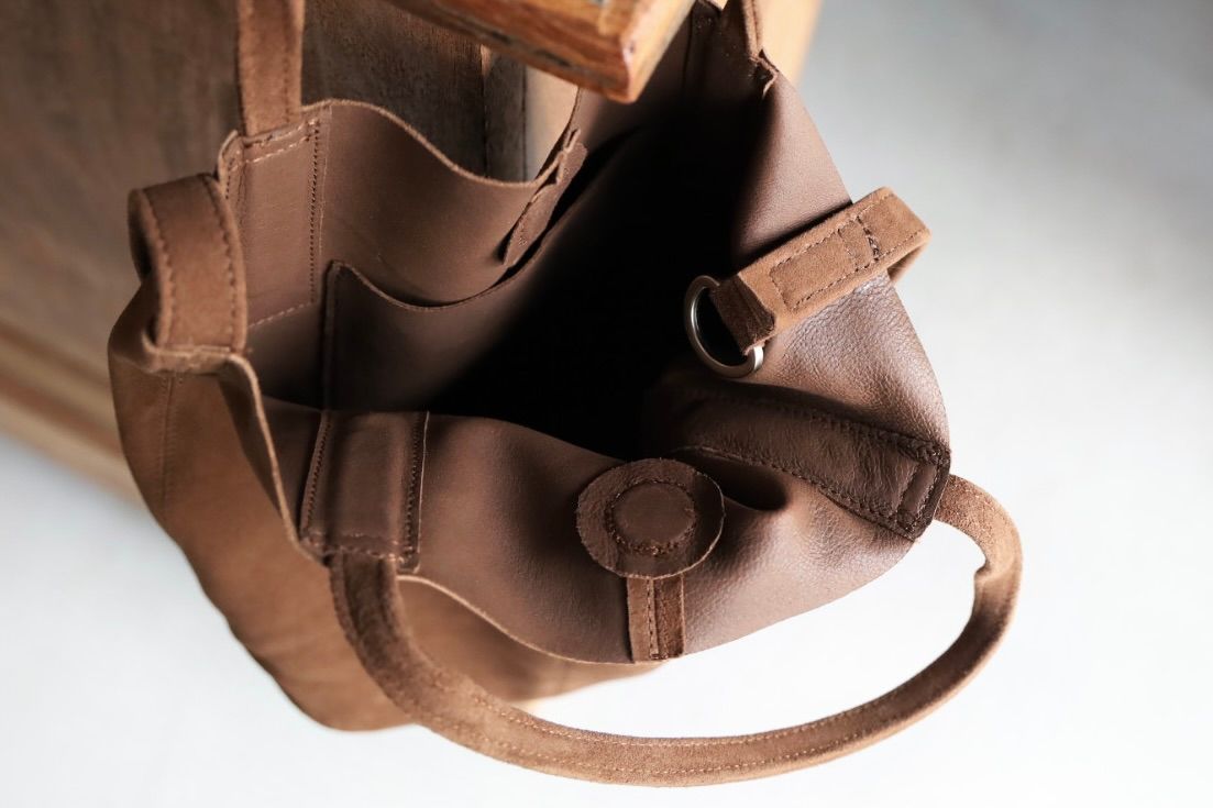 Morphee / モルフェトートバッグ 2WAY SMALL TOTE(SHORT) SUEDE[COFFEE BROWN]☆新作発売！