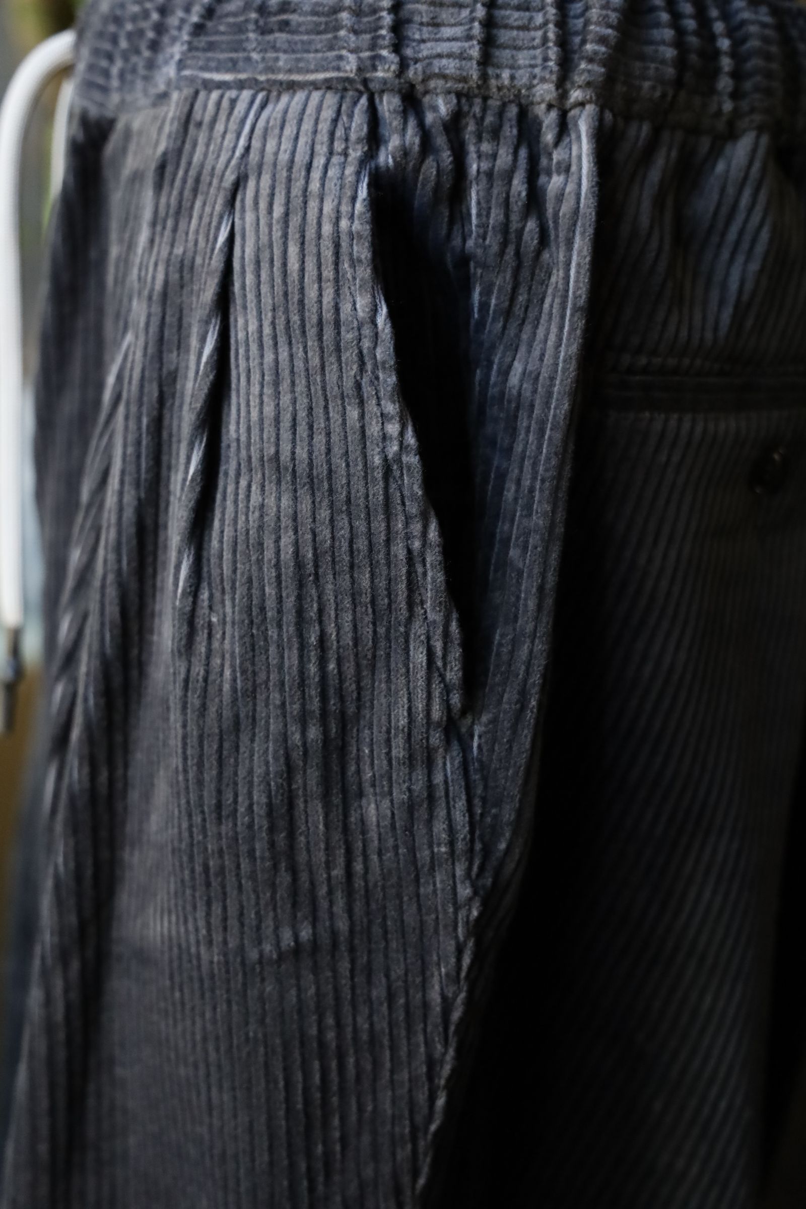 S.F.C 24FW エスエフシーSFC WIDE TWO TUCK PANTS(SFCFW24P05)Charcoal