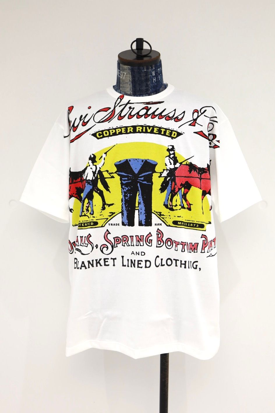 アイジュンヤワタナベマン 26SS Levi'sWネーム プリントTシャツ(WQ-T911-100)WHITE☆5月15日(金)発売！