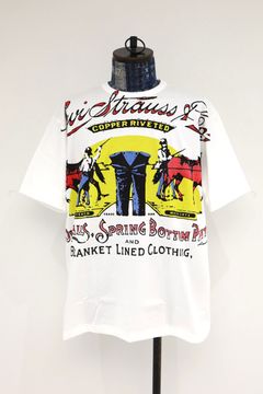 アイジュンヤワタナベマン 26SS Levi'sWネーム プリントTシャツ(WQ-T911-100)WHITE☆5月15日(金)発売！