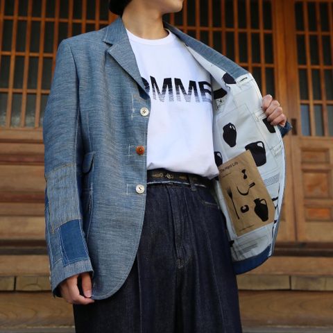 JUNYA WATANABE COMME des GARCONS MAN 綿リネンデニムジャケット(WG-J007-051) style. 2021.04.05.