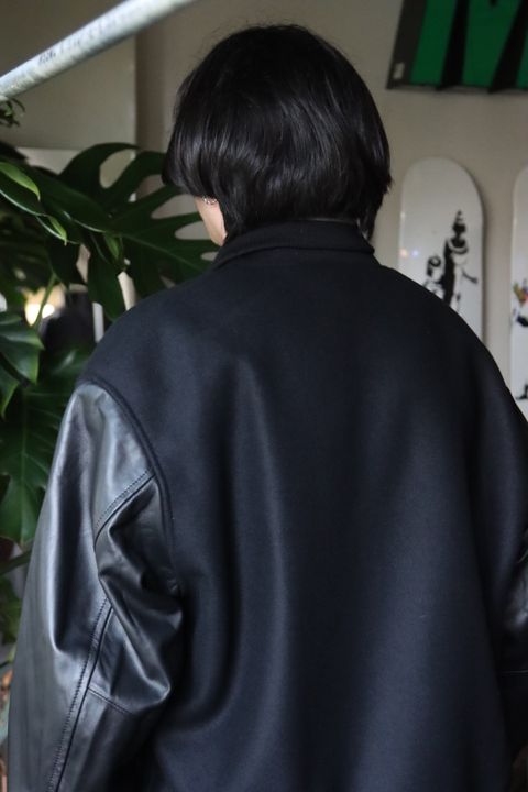 Graphpaper Scale Off Melton Stadium Jacket style.2022.9.10