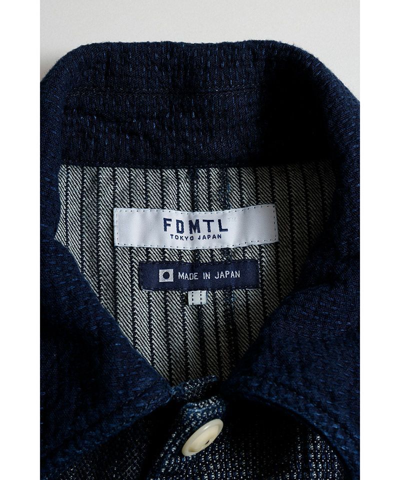 ファンダメンタル デニムシャツ COVERALL JACKET RINSE(FA25JK31R)INDIGO☆新作発売！