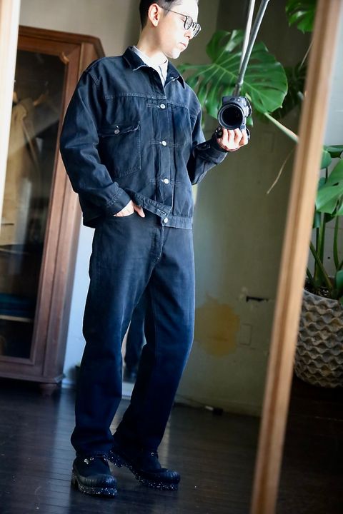 A.PRESSE 1st Type Denim Jacketスタイル