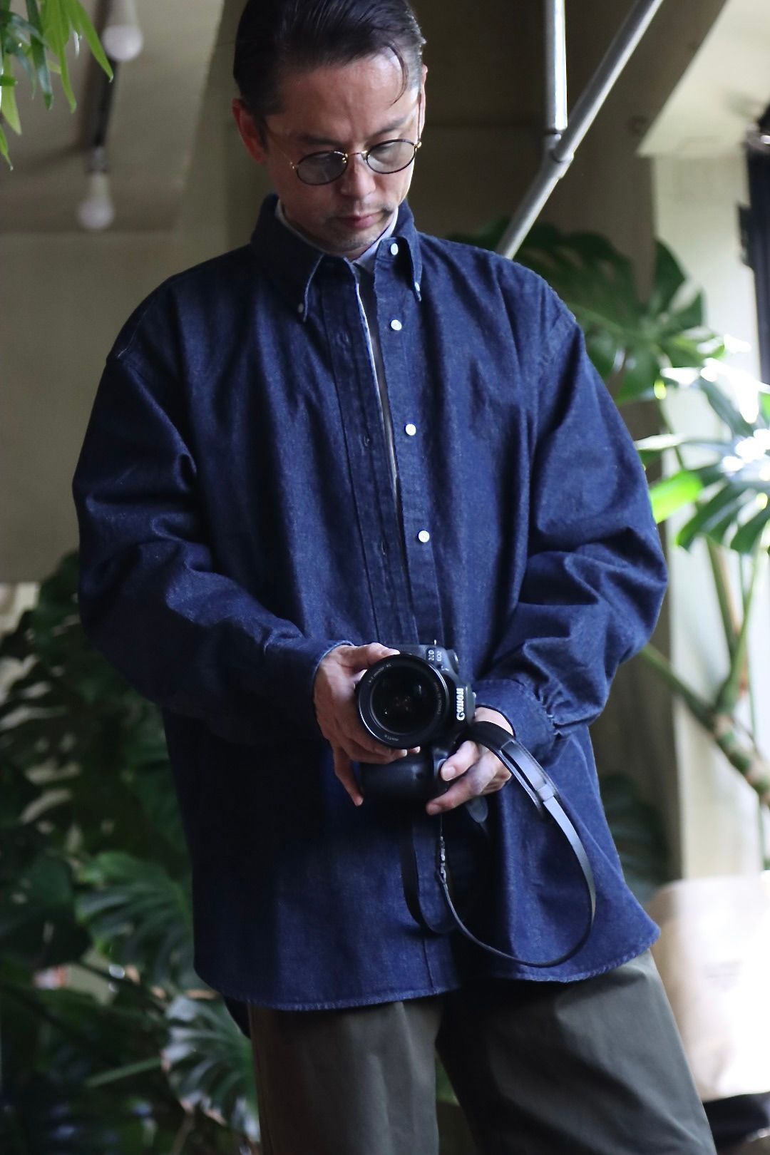 アプレッセ22FW デニムシャツ BD Denim Shirt (22AAP-02-08H)INDIGO - 3(L)