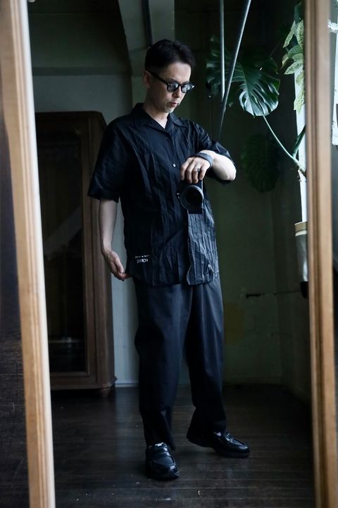 COMME des GARCONS HOMME 製品加工シワS/Sシャツ2025.5.2.