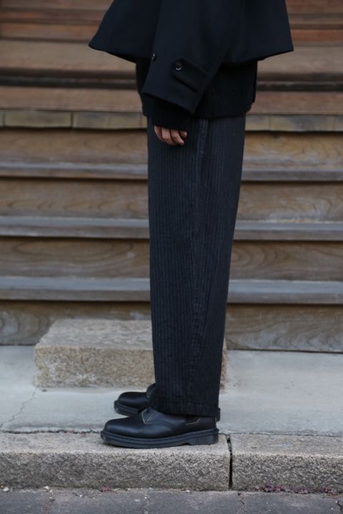 YOKE 3WAY BAL COLLAR SHARE COAT"BLACK"Style.2020.10.24.