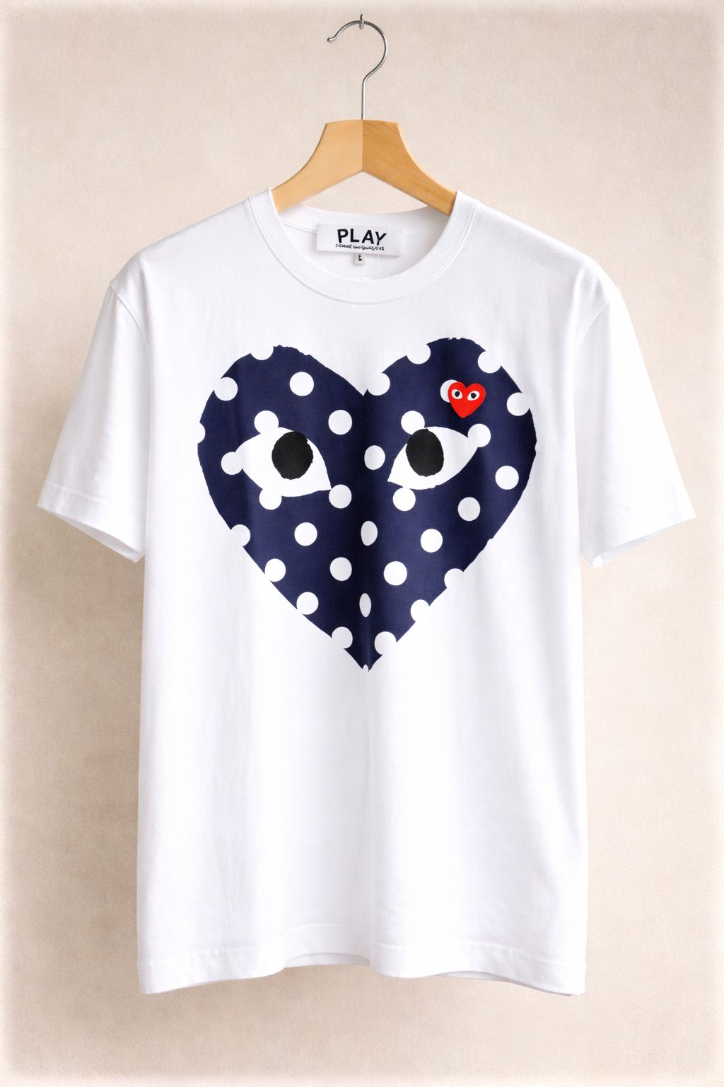 PLAYプレイコムデギャルソン ポルカドットTシャツ☆再入荷！